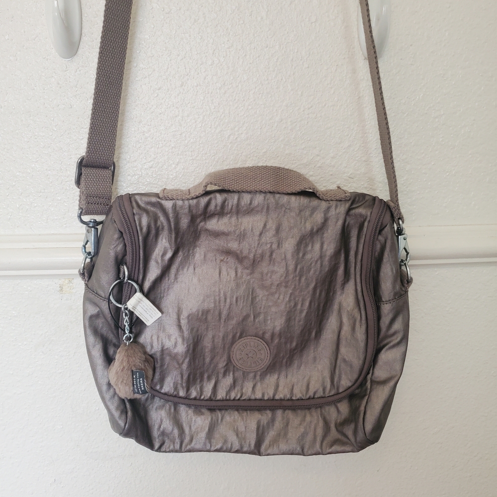 Kipling Shimmering Taupe Bag